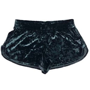 VS PINK Sleepwear Velour Black Shorts XS